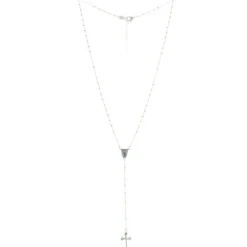 Palais du Rosaire Chapelet de Lourdes en Argent avec un fermoir et des grains 2mm^ Chapelet De Lourdes | Chapelet Argent
