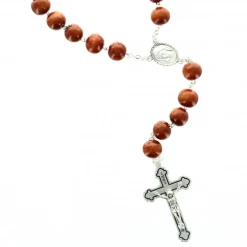 Palais du Rosaire Chapelet de Lourdes en bois grains 10mm^ Chapelet De Lourdes | Chapelet Bois