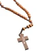 Palais du Rosaire Chapelet de Lourdes en corde avec des grains bois et croix Pax^ Chapelet De Lourdes | Chapelet Corde