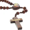 Palais du Rosaire Chapelet de Lourdes en corde grains bois, paters et coeur Apparition de Lourdes.^ Chapelet De Lourdes | Chapelet Corde
