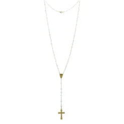Palais du Rosaire Chapelet de Lourdes en Or et grains 4mm en Swarovski^ Chapelet Or