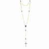 Palais du Rosaire Chapelet de Lourdes en verre avec paters en nacre colorés^ Chapelet De Lourdes | Chapelet Verre