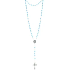 Palais du Rosaire Chapelet de Lourdes en verre avec son petit livret de prière^ Chapelet De Lourdes | Chapelet Verre