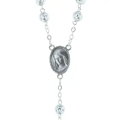 Palais du Rosaire Chapelet de Lourdes grains en forme de rose et coeur Apparition de Lourdes^ Chapelet De Lourdes | Chapelet Résine