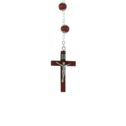 Palais du Rosaire Chapelet de Lourdes parfumé à la rose et coeur Apparition de Lourdes en boîte^ Chapelet De Lourdes | Chapelet Parfumé