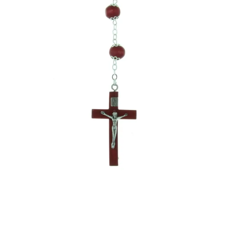 Palais du Rosaire Chapelet de Lourdes parfumé à la rose et coeur Apparition de Lourdes en boîte^ Chapelet De Lourdes | Chapelet Parfumé