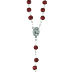Palais du Rosaire Chapelet de Lourdes parfumé à la rose et coeur Apparition de Lourdes en boîte^ Chapelet De Lourdes | Chapelet Parfumé