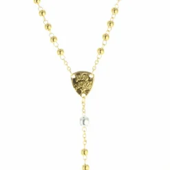 Palais du Rosaire Chapelet de Lourdes Plaqué Or et paters en Argent^ Chapelet De Lourdes | Chapelet Argent