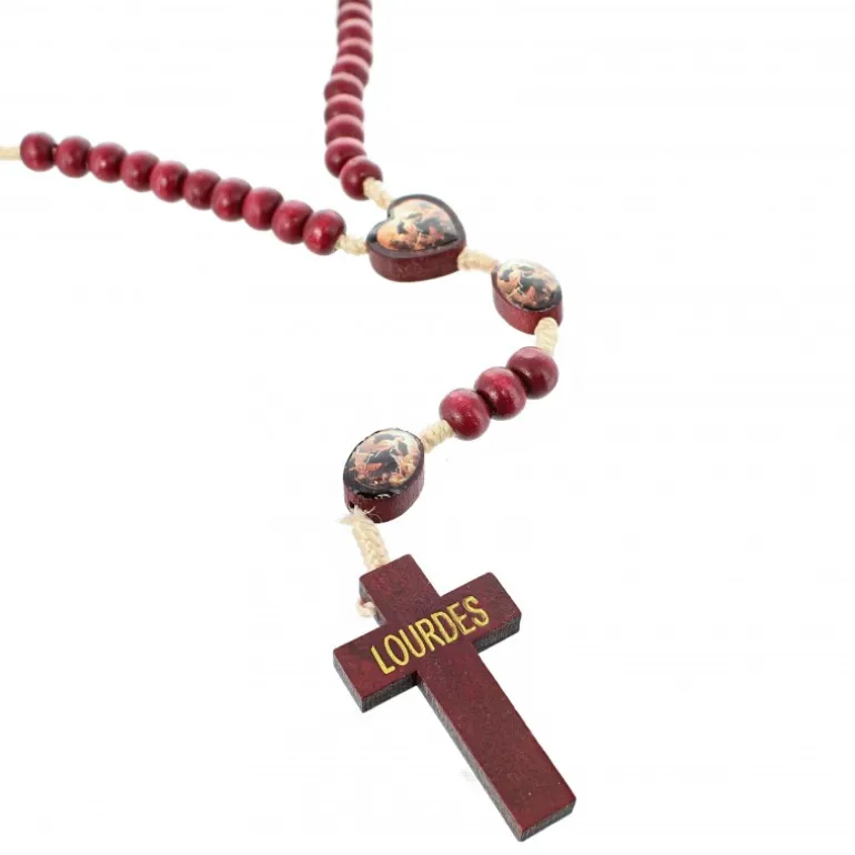 Palais du Rosaire Chapelet de Marie qui Défait les Noeuds en corde avec pater ovale^ Chapelet De Marie Qui Défait Les Noeuds | Chapelet Corde