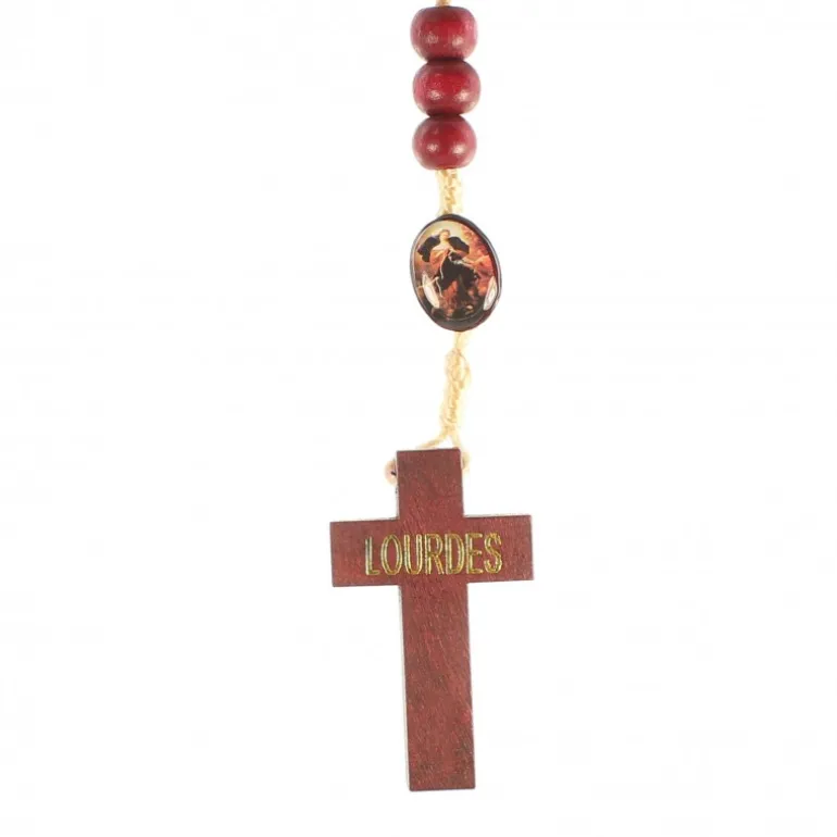 Palais du Rosaire Chapelet de Marie qui Défait les Noeuds en corde avec pater ovale^ Chapelet De Marie Qui Défait Les Noeuds | Chapelet Corde