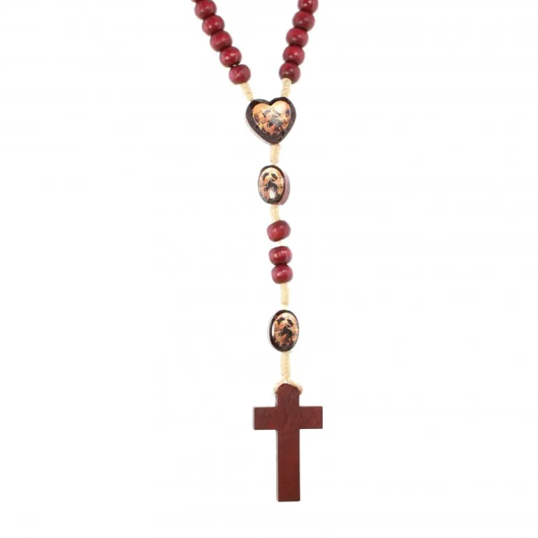 Palais du Rosaire Chapelet de Marie qui Défait les Noeuds en corde avec pater ovale^ Chapelet De Marie Qui Défait Les Noeuds | Chapelet Corde