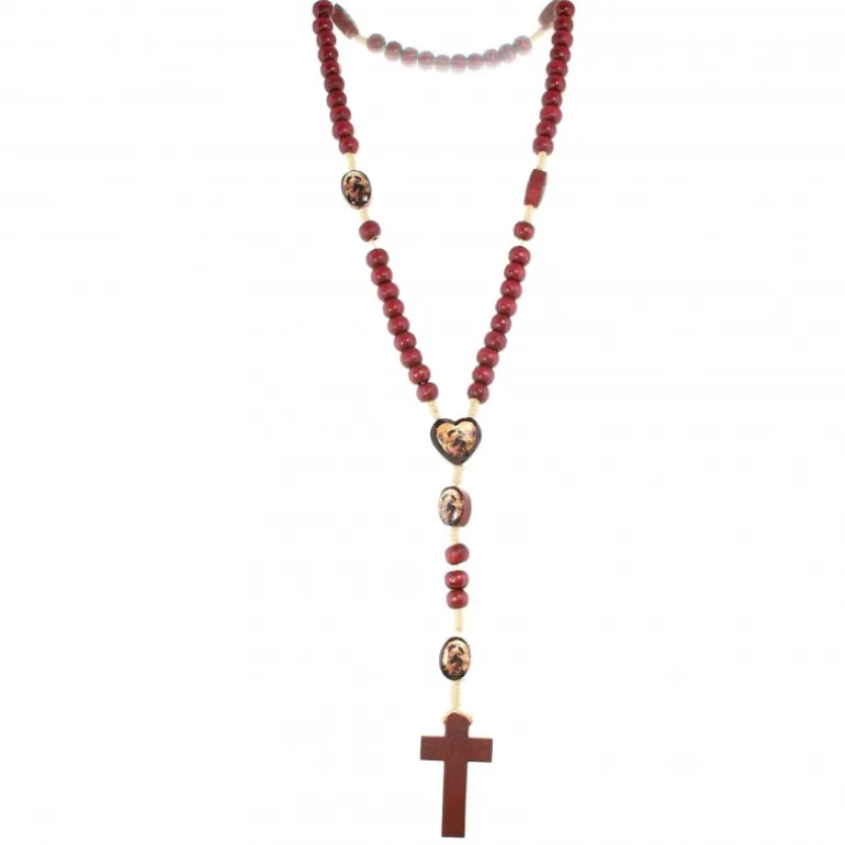Palais du Rosaire Chapelet de Marie qui Défait les Noeuds en corde avec pater ovale^ Chapelet De Marie Qui Défait Les Noeuds | Chapelet Corde