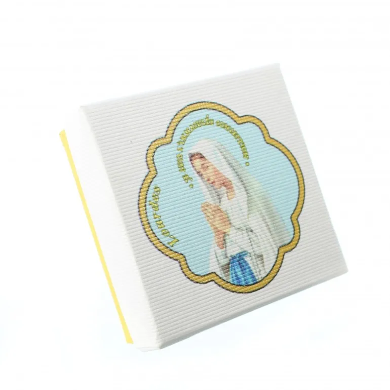 Palais du Rosaire Chapelet de Notre Dame de Lourdes et sa boîte^ Chapelet De Lourdes | Chapelet Verre