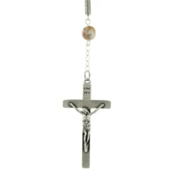 Palais du Rosaire Chapelet de Saint Joseph avec des grains en verre 7mm^ Chapelet Verre | Chapelet De Saint Joseph