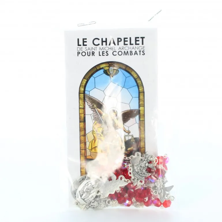 Palais du Rosaire Chapelet de Saint Michel pour les combats avec notice de prière^ Chapelet De Combat | Chapelet De Saint Michel