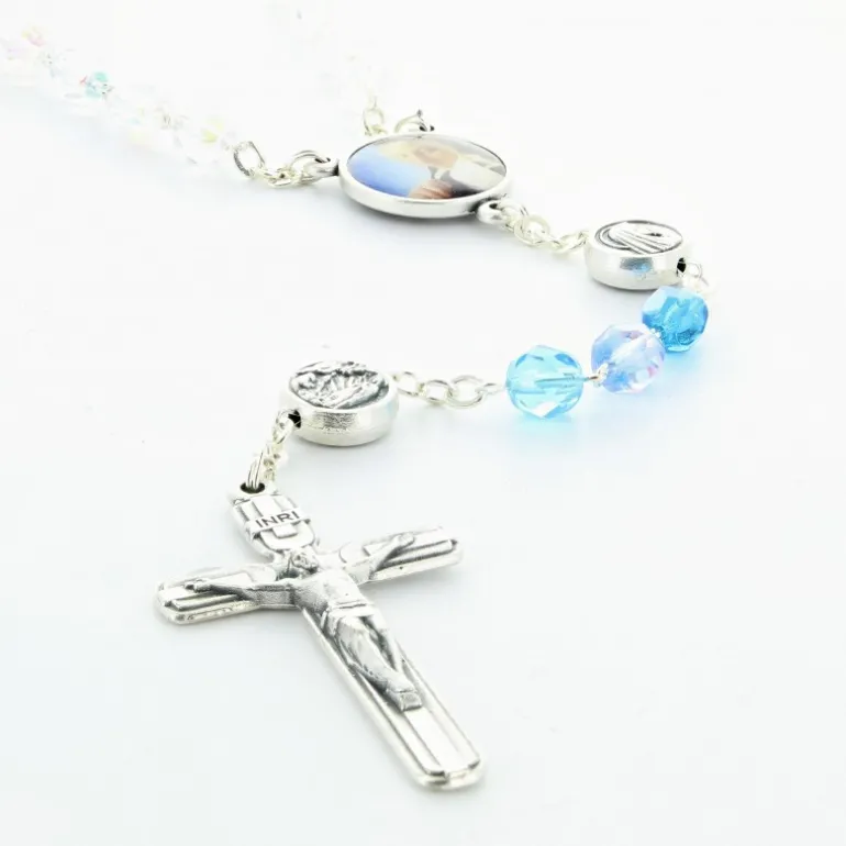 Palais du Rosaire Chapelet de Sainte Bernadette avec sa boite^ Chapelet De Sainte Bernadette | Chapelet Verre