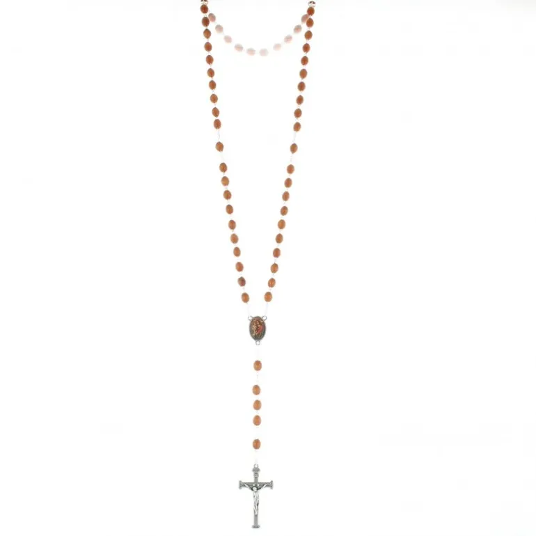 Palais du Rosaire Chapelet des Ames du purgatoire en bois avec sa boite^ Chapelet Bois