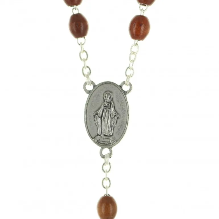 Palais du Rosaire Chapelet des Ames du purgatoire en bois avec sa boite^ Chapelet Bois