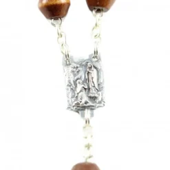 Palais du Rosaire Chapelet dizainier avec grains en bois^ Chapelet Dizainier