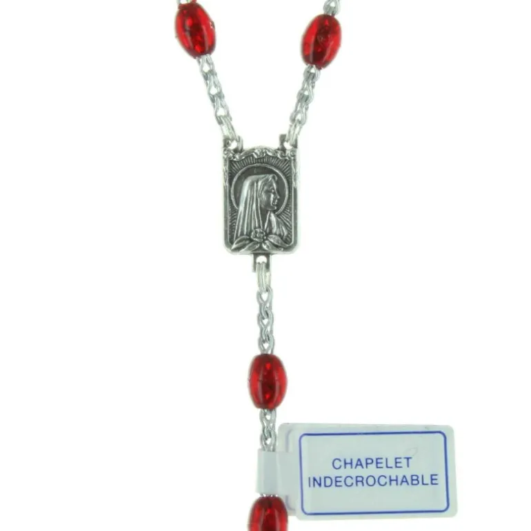 Palais du Rosaire Chapelet du Précieux Sang de Jésus avec un livret de prière^ Chapelet Résine