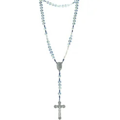 Palais du Rosaire Chapelet Eau de Lourdes avec grains en forme de coeur^ Chapelet Eau De Lourdes | Chapelet De Lourdes