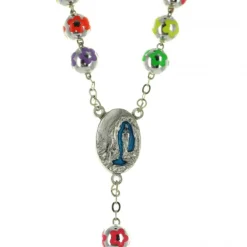 Palais du Rosaire Chapelet Eau de Lourdes avec un ange^Enfant Chapelet Eau De Lourdes | Chapelet De Lourdes