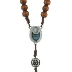 Palais du Rosaire Chapelet Eau de Lourdes et paters métal en forme de rose^ Chapelet Eau De Lourdes | Chapelet De Lourdes