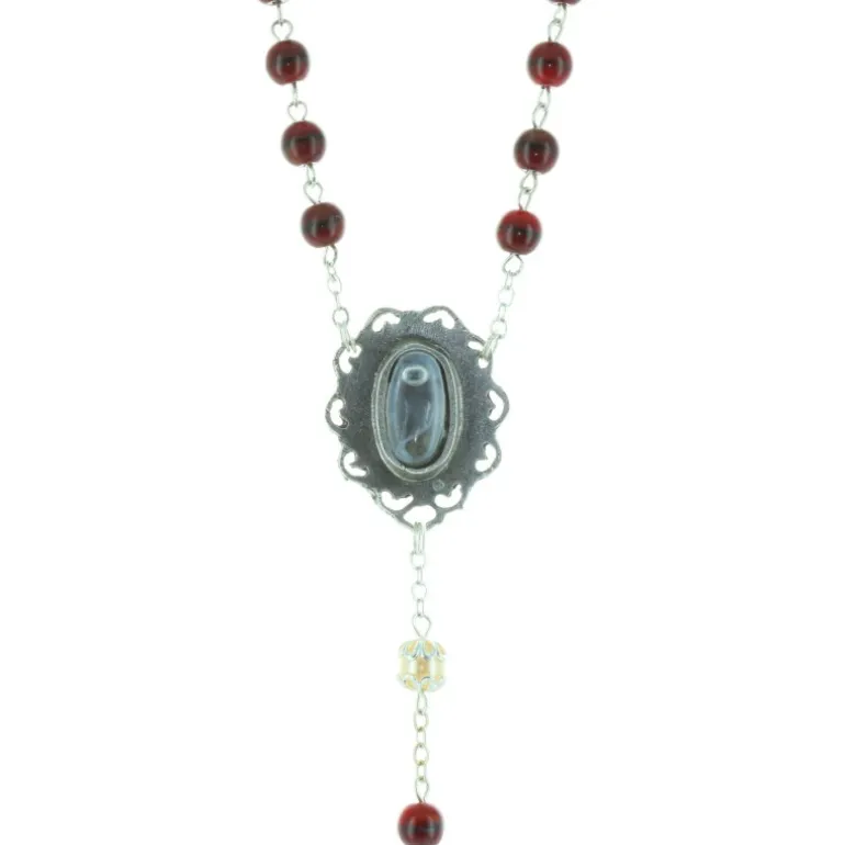 Palais du Rosaire Chapelet eau de Lourdes et coeur Apparition de Lourdes^ Chapelet Eau De Lourdes | Chapelet De Lourdes