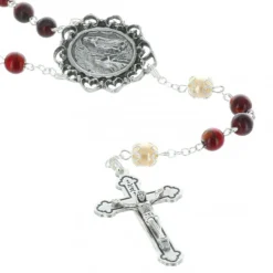 Palais du Rosaire Chapelet eau de Lourdes et coeur Apparition de Lourdes^ Chapelet Eau De Lourdes | Chapelet De Lourdes