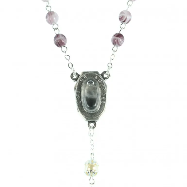 Palais du Rosaire Chapelet eau de Lourdes et coeur Apparition de Lourdes^ Chapelet Eau De Lourdes | Chapelet De Lourdes