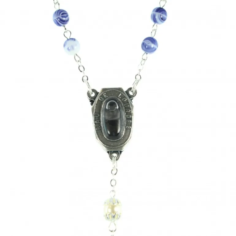 Palais du Rosaire Chapelet eau de Lourdes et coeur Apparition de Lourdes^ Chapelet Eau De Lourdes | Chapelet De Lourdes