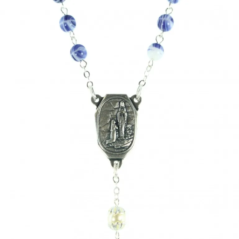 Palais du Rosaire Chapelet eau de Lourdes et coeur Apparition de Lourdes^ Chapelet Eau De Lourdes | Chapelet De Lourdes