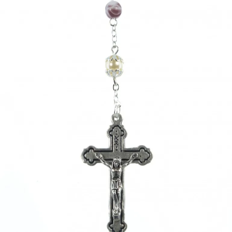 Palais du Rosaire Chapelet eau de Lourdes et coeur Apparition de Lourdes^ Chapelet Eau De Lourdes | Chapelet De Lourdes