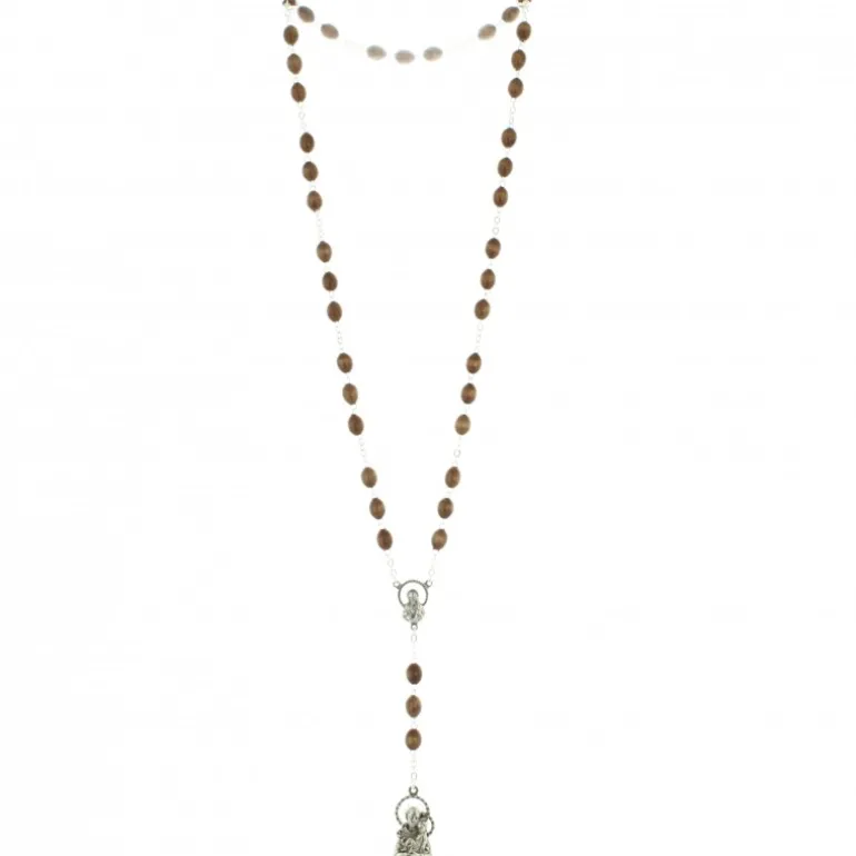 Palais du Rosaire Chapelet en bois de Saint Antoine et coeur Sacre Coeur de Jésus^ Chapelet Bois