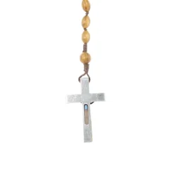 Palais du Rosaire Chapelet en bois d'olivier avec eau de Lourdes^ Chapelet Eau De Lourdes | Chapelet De Lourdes