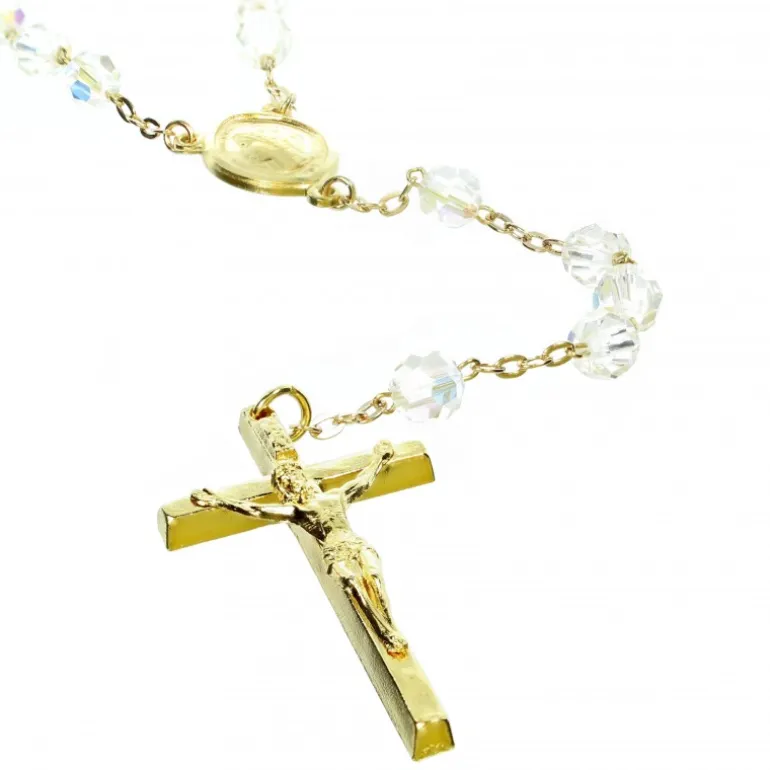 Palais du Rosaire Chapelet en cristal Swarovski et grains 6mm^ Chapelet Cristal