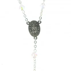 Palais du Rosaire Chapelet en perles avec médaille Miraculeuse violette^ Chapelet De La Vierge Miraculeuse | Chapelet Cristal
