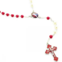 Palais du Rosaire Chapelet Jésus Miséricordieux et sa boîte^ Chapelet De Jésus Miséricordieux | Chapelet Verre