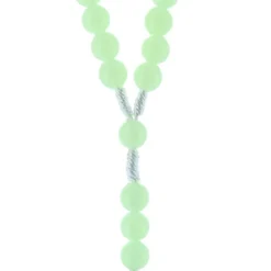 Palais du Rosaire Chapelet lumineux en corde et grains plastiques^ Chapelet Corde | Chapelet Lumineux