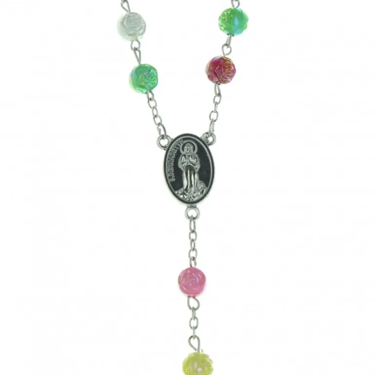 Palais du Rosaire Chapelet multicolor résine 80cm^ Chapelet Résine