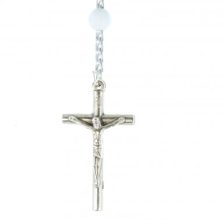 Palais du Rosaire Chapelet Notre Dame de Loreto en résine noir et blanc^ Autre Chapelet De Devotion | Chapelet Résine