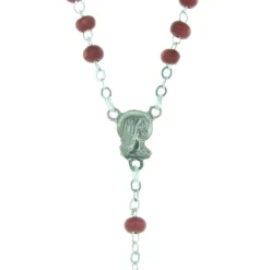 Palais du Rosaire Chapelet parfumé à la rose dans un étui ovale^ Chapelet De Lourdes | Chapelet Métal