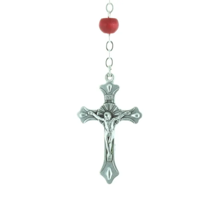 Palais du Rosaire Chapelet parfumé à la rose, paters en forme de rose avec boite^ Chapelet De Sainte Bernadette | Chapelet De Lourdes