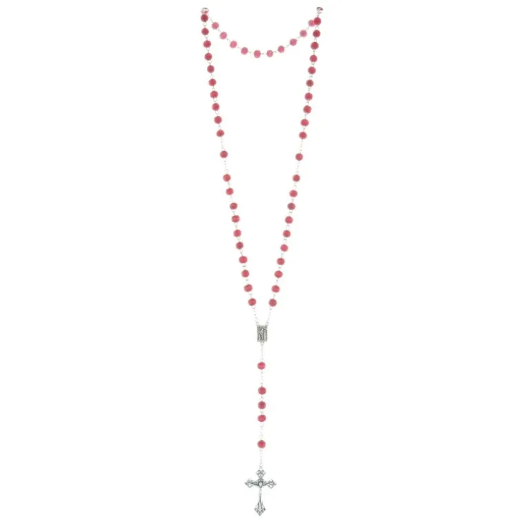 Palais du Rosaire Chapelet parfumé à la rose en boîte avec une prière^ Chapelet Bois | Chapelet De Lourdes