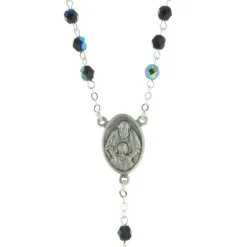 Palais du Rosaire Chapelet pour les Âmes du Purgatoire avec livret de prières^ Autre Chapelet De Devotion | Chapelet Verre