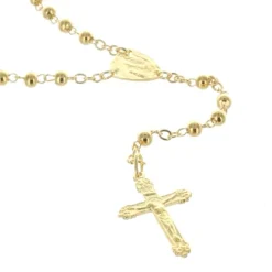 Palais du Rosaire Coffret cadeau religieux de Noël, mon précieux chapelet de Lourdes^ Chapelet Plaqué Or