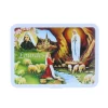 Palais du Rosaire Coffret gourmand, Apparition de Lourdes et biscuits sablés 120 g en boîte métal^ Coffret Gourmand Lourdes