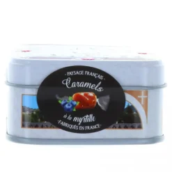 Palais du Rosaire Coffret gourmand, boîte Immaculée Conception et caramels à la Myrtille 45g^ Coffret Gourmand Lourdes