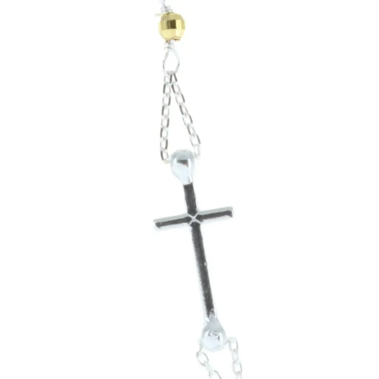 Palais du Rosaire Collier chapelet Argent coeur Vierge Miraculeuse^ Collier En Argent