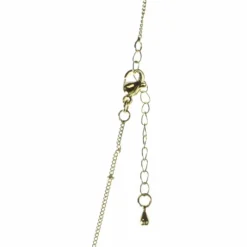 Palais du Rosaire Collier de la Vierge Miraculeuse doré entouré de pierres de turquoise^ Collier Fantaisie